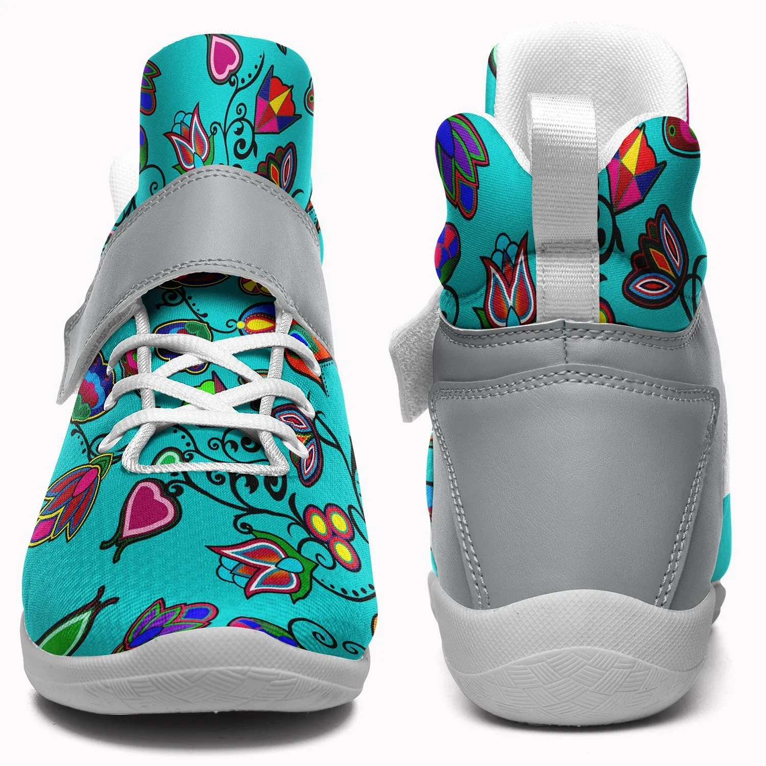 Indigenous Paisley Sky Ipottaa Basketball / Sport High Top Shoes