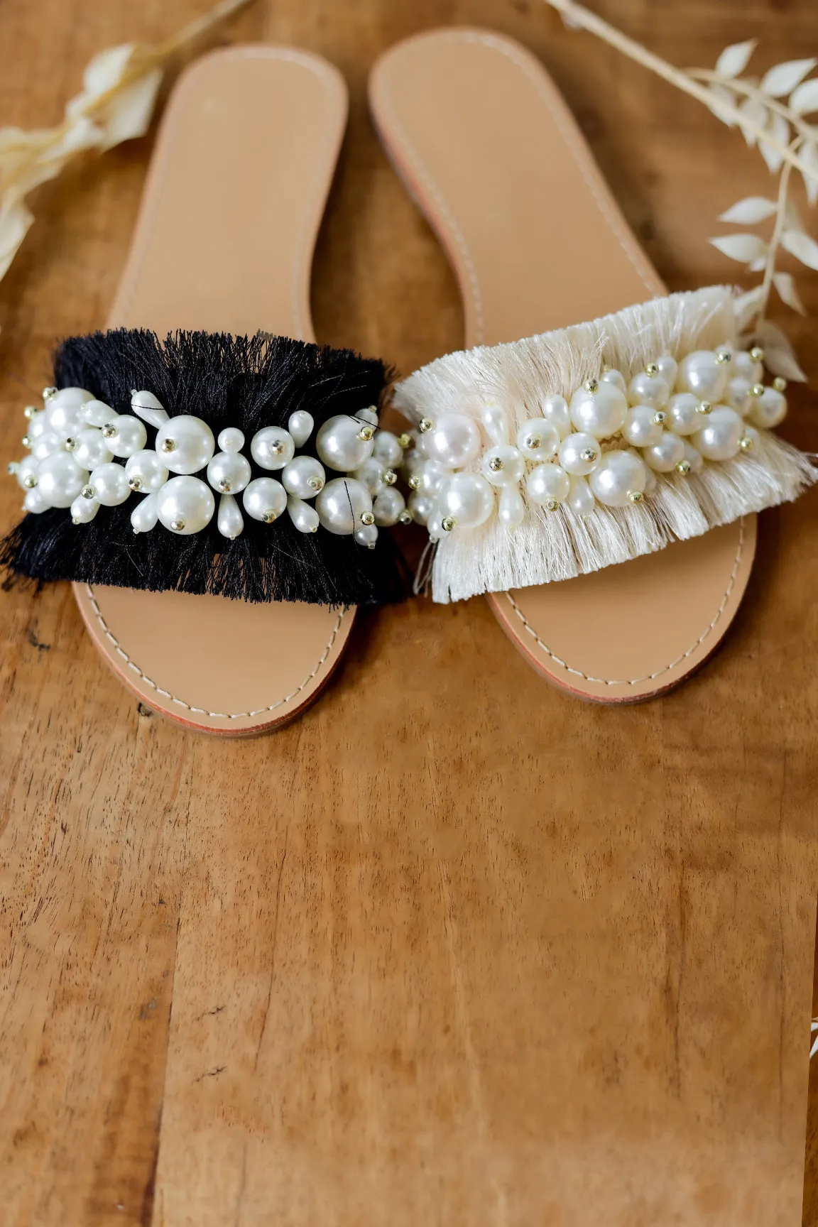 Janelle Pearl Sandals- 2 colors