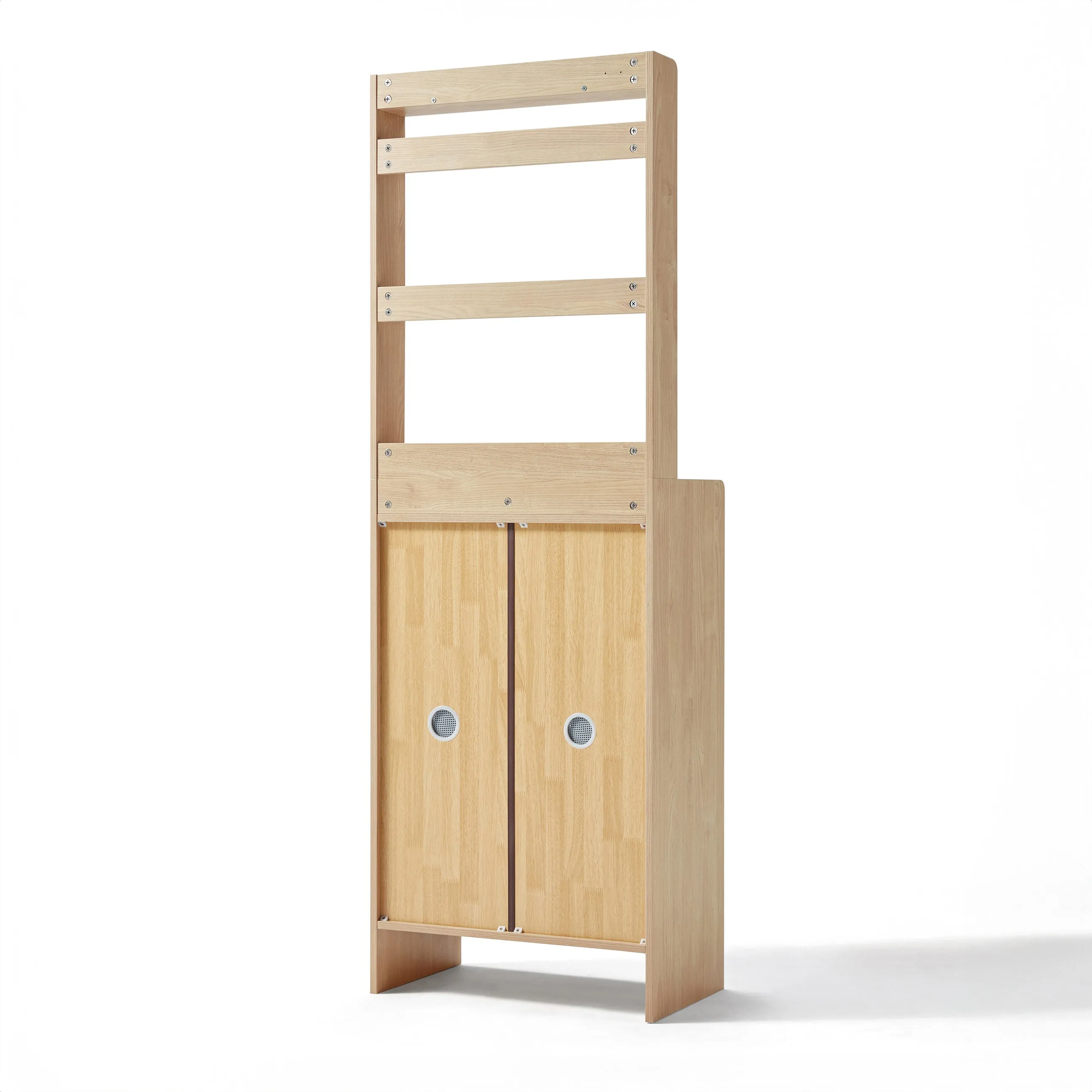 LUCA White Wooden Shoe Cabinet