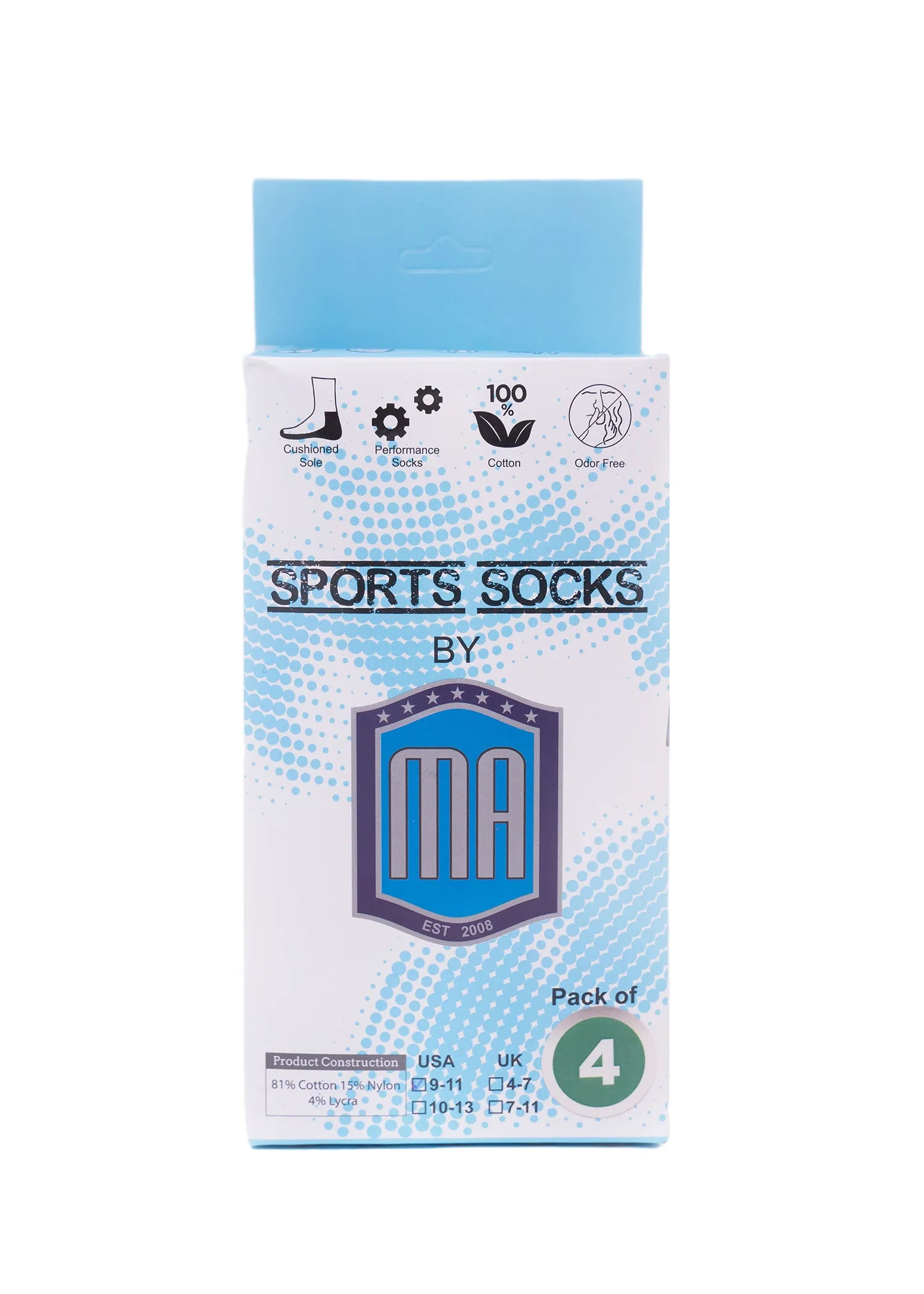 MA Socks pack of 4