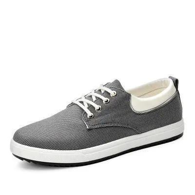 Mens Breathable Casual Lace Up Sneakers