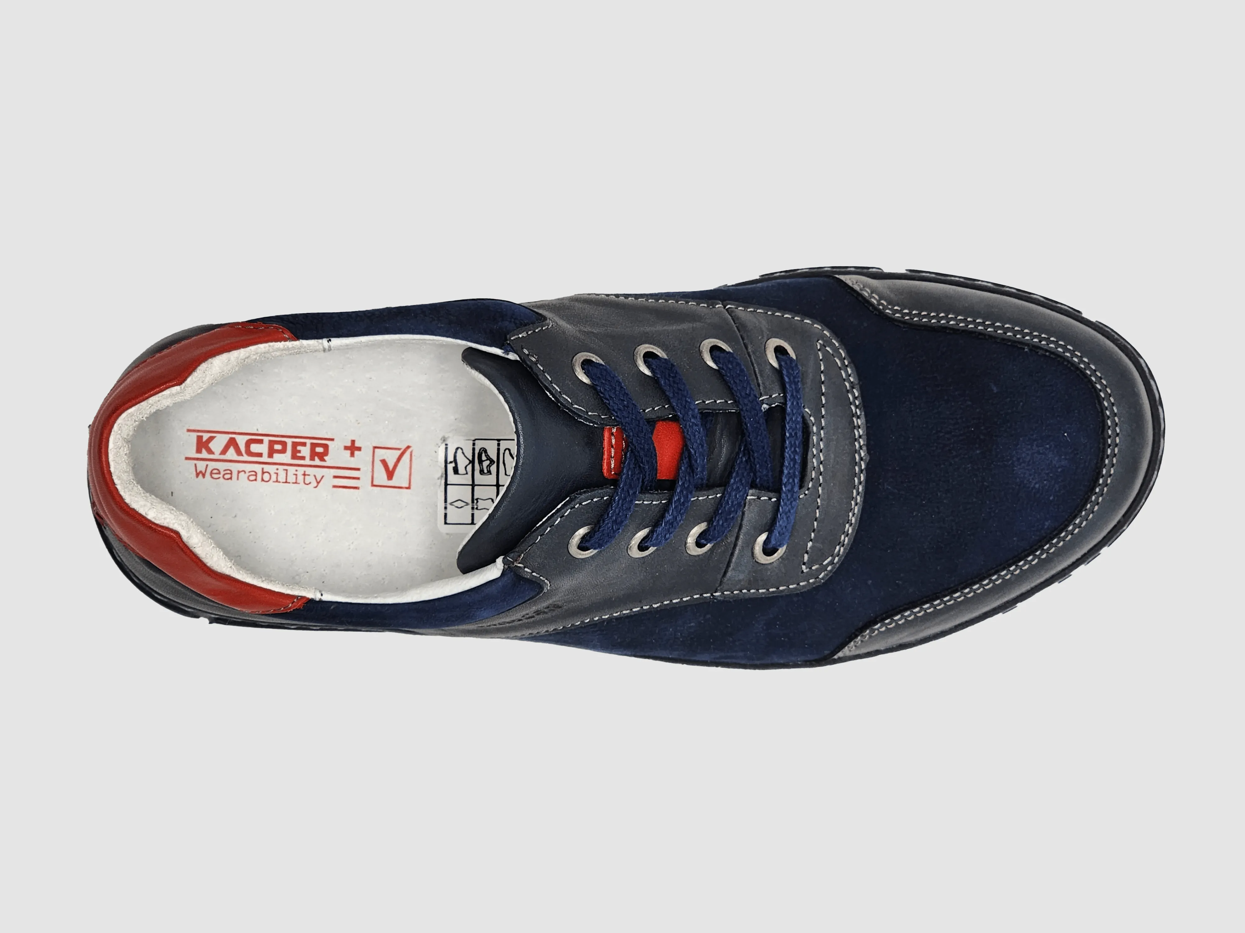 Men's Everyday Leather Shoes - Navy