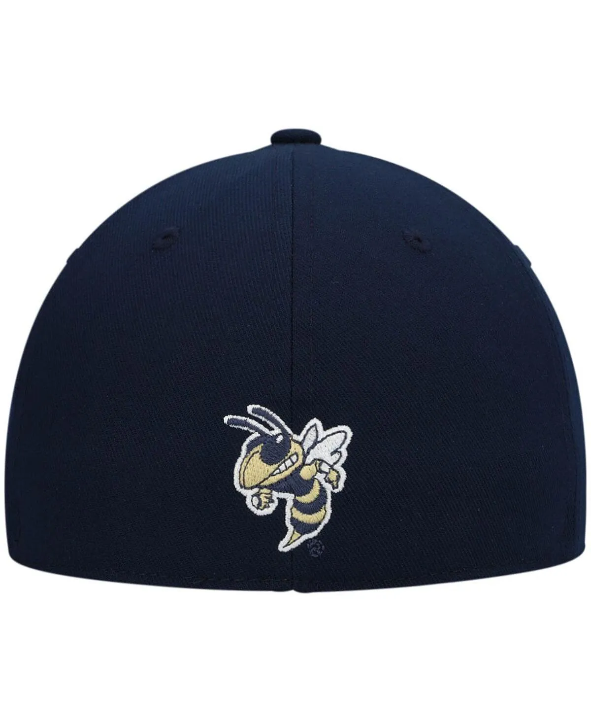 Men's Navy Blue Yellow Georgia Tech Jackets adidas Logo Baseball Cap