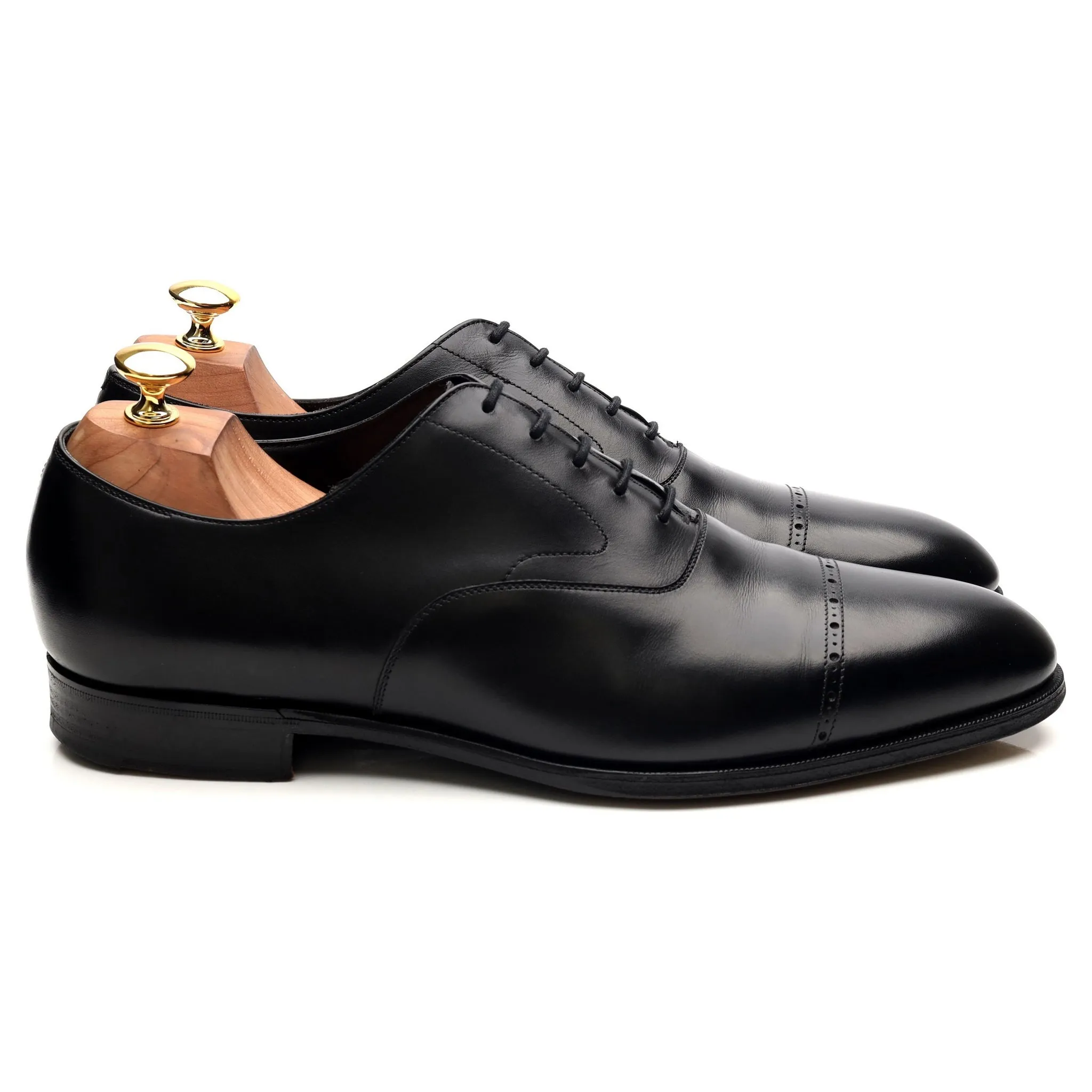 'Midford' Black Leather Oxford UK 10 D