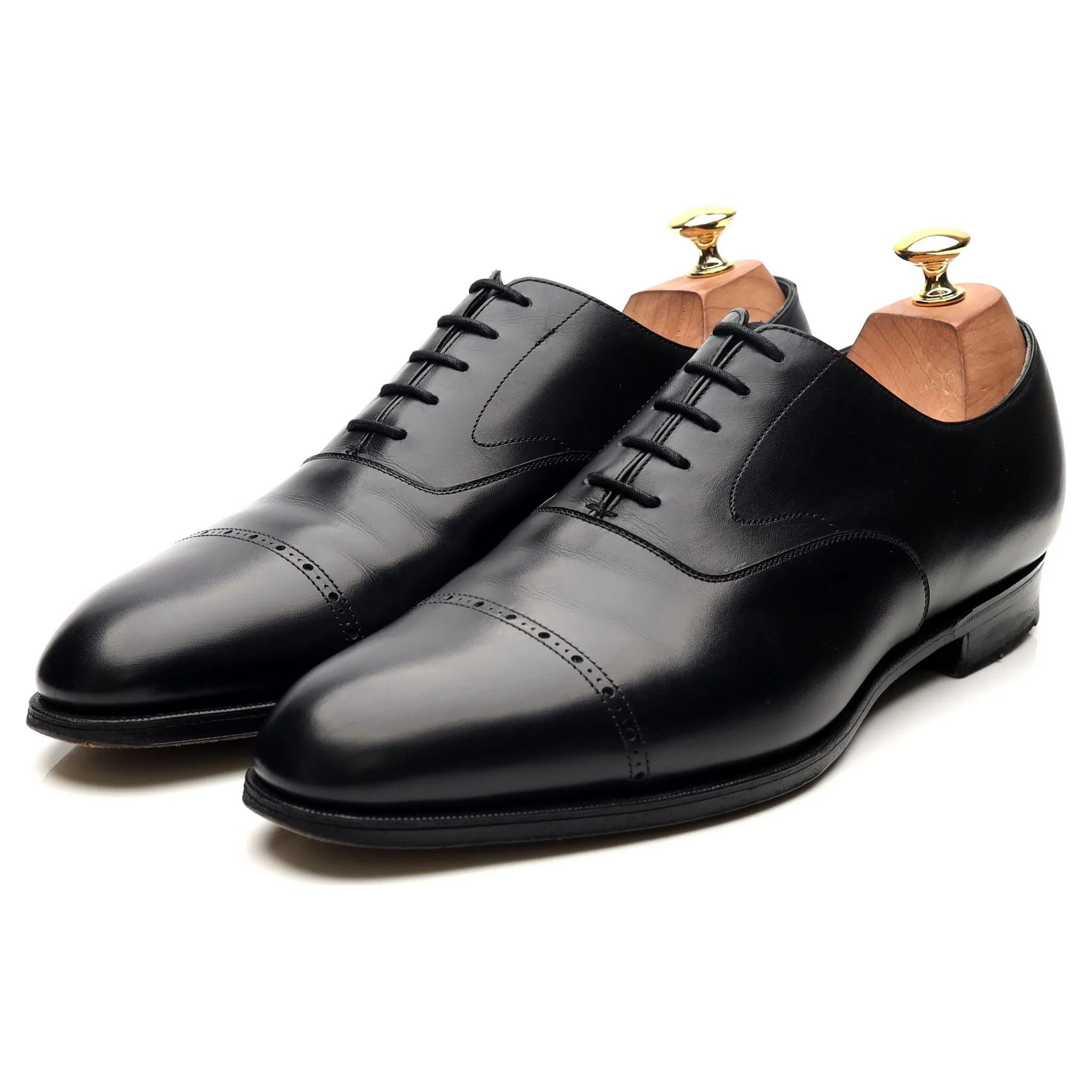 'Midford' Black Leather Oxford UK 10 D