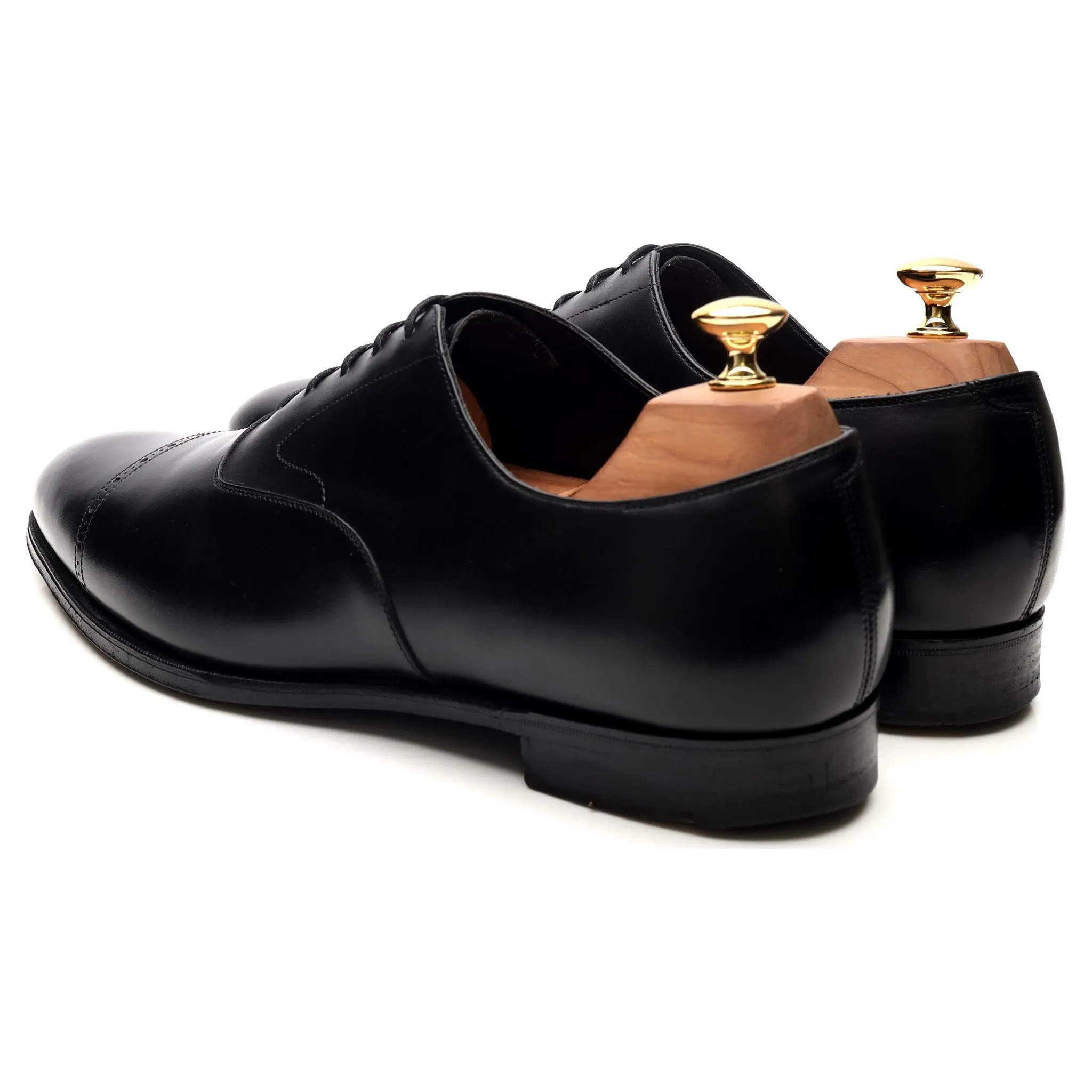 'Midford' Black Leather Oxford UK 10 D