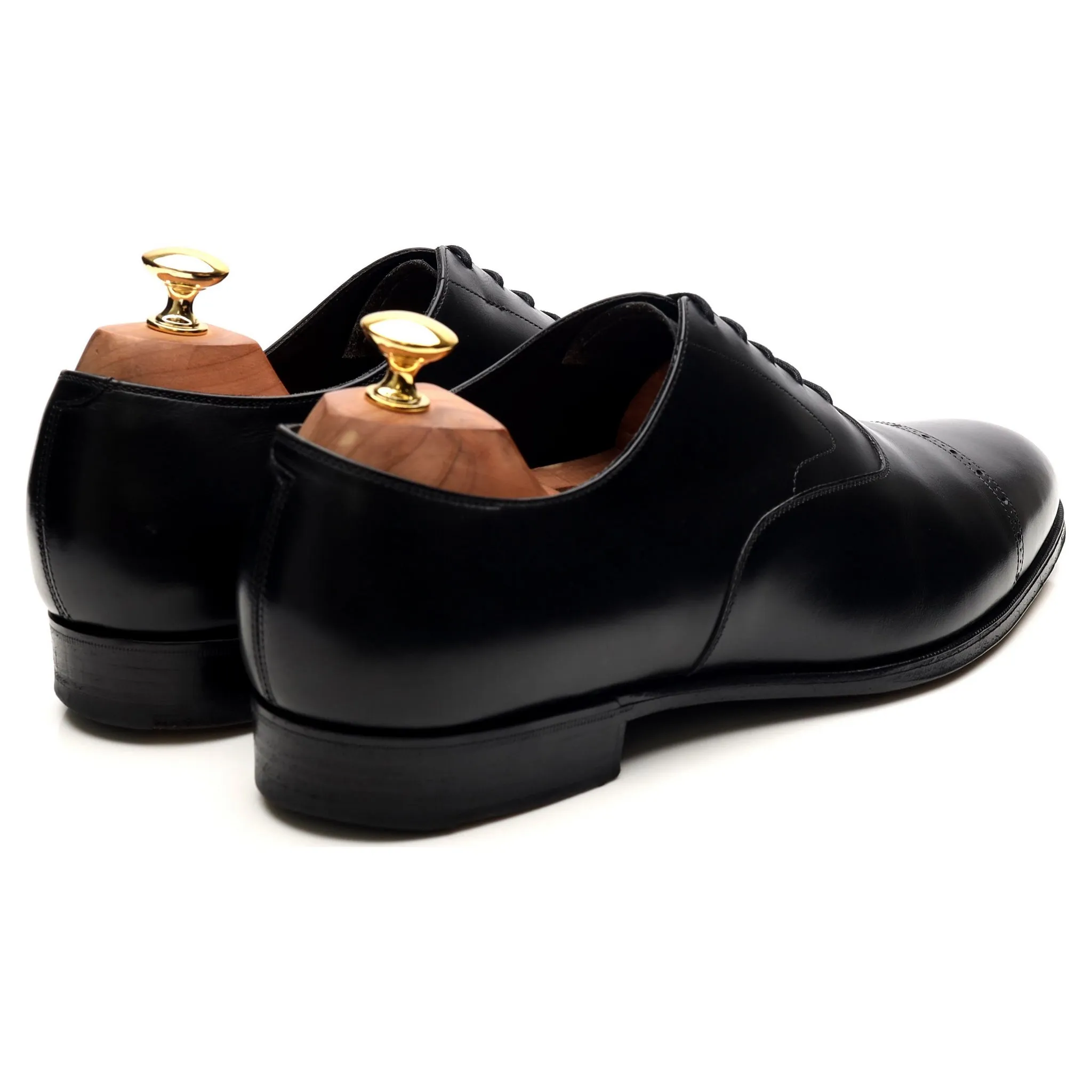 'Midford' Black Leather Oxford UK 10 D