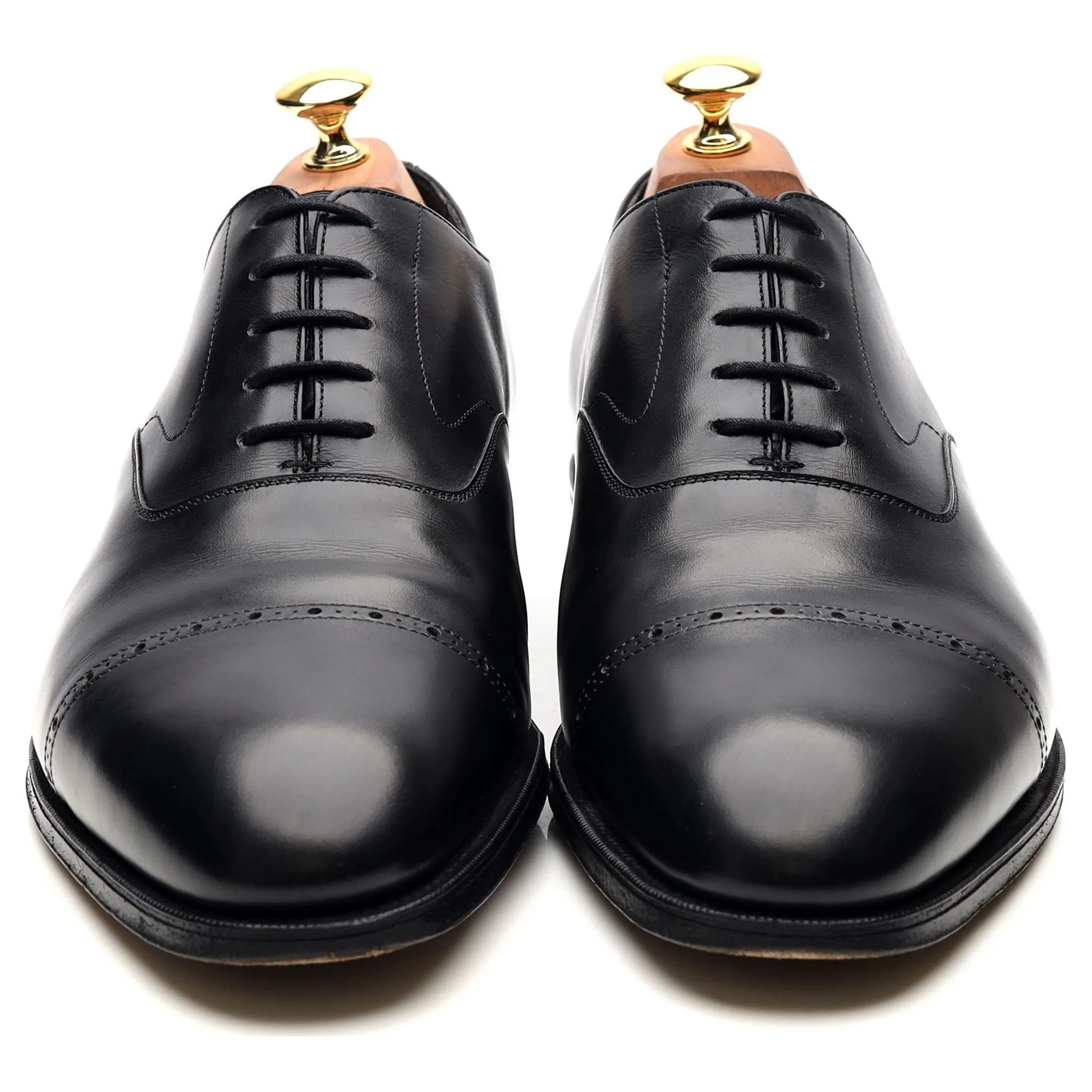 'Midford' Black Leather Oxford UK 10 D