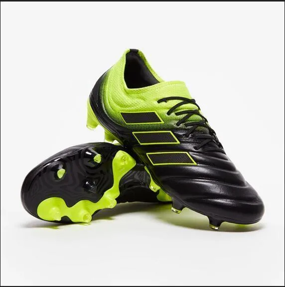 New Adidas Copa 19   FG Exhibit Soccer Cleats Shoes Green Black