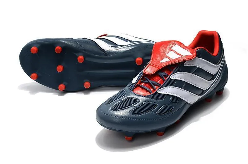 New Adidas Predator FG Soccer Cleats Shoes Blue Red White