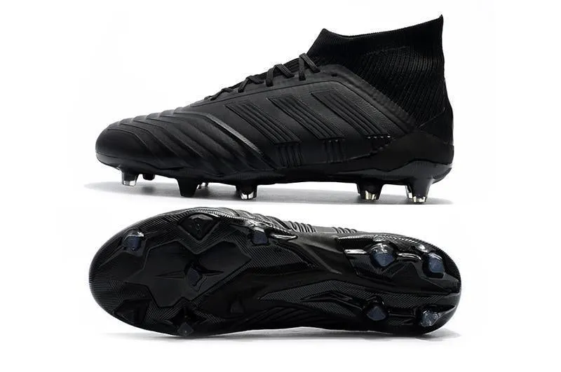 New Adidas Predator FG/AG Soccer Cleats Shoes Black