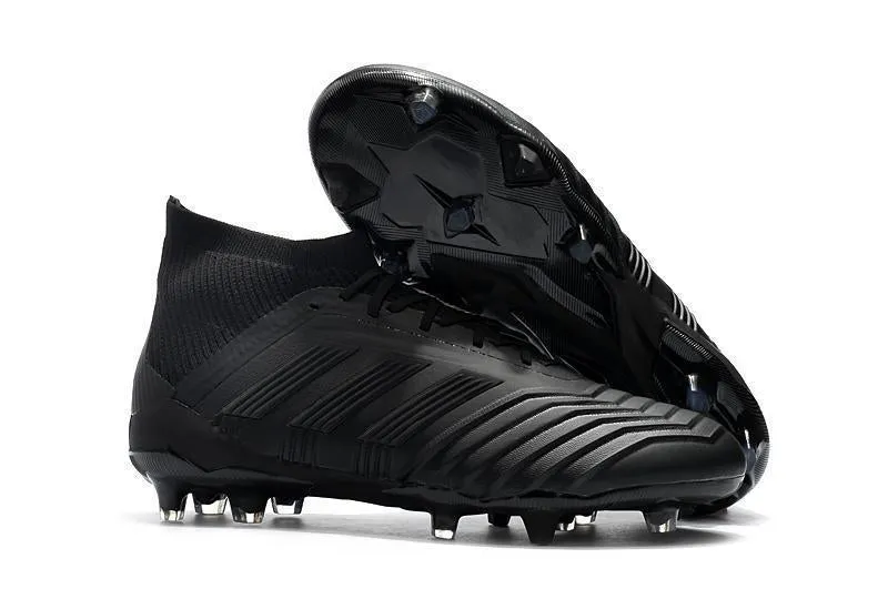 New Adidas Predator FG/AG Soccer Cleats Shoes Black