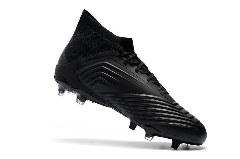 New Adidas Predator FG/AG Soccer Cleats Shoes Black