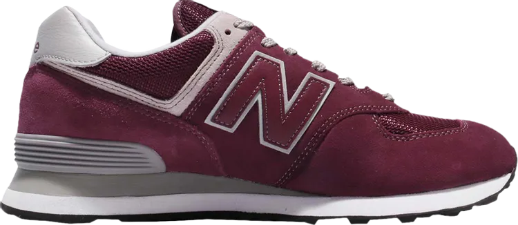 New Balance 574 'Dark Red Grey' sneakers, red