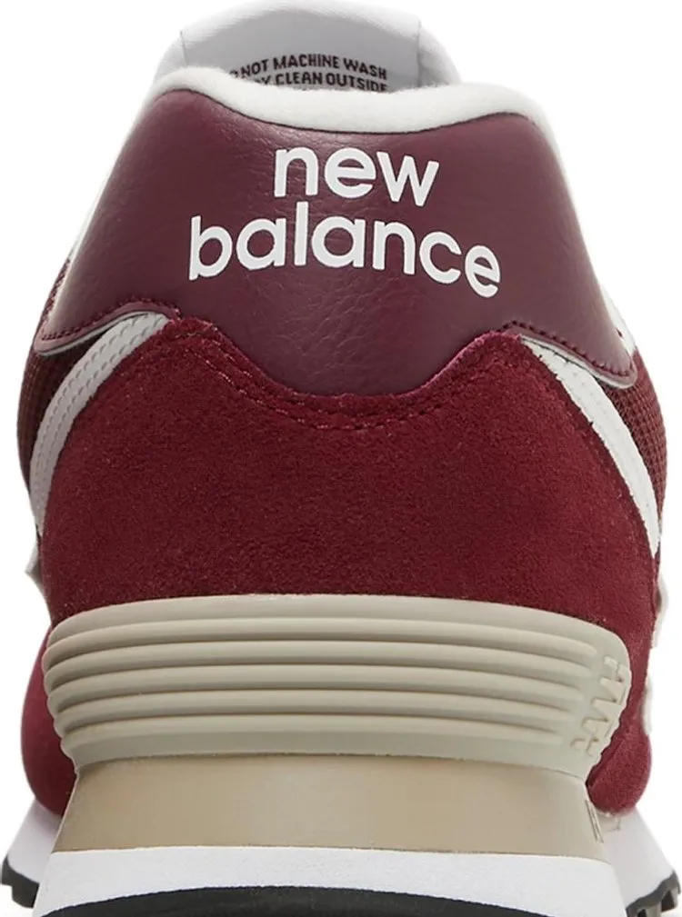 New Balance 574 'Garnet' sneakers, red