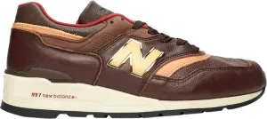 New Balance 997 'Brown Leather' sneakers, brown