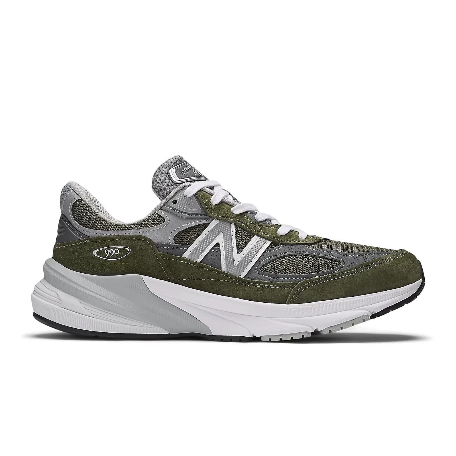 New Balance Made in USA 990v6 Running Shoe (Unisex) - Olive