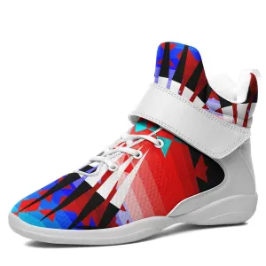 Northwest Ribbonwork Bustles Ipottaa Basketball / Sport High Top Shoes - White Sole