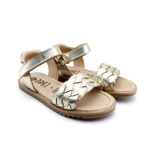 Puffy Sandals - Gold