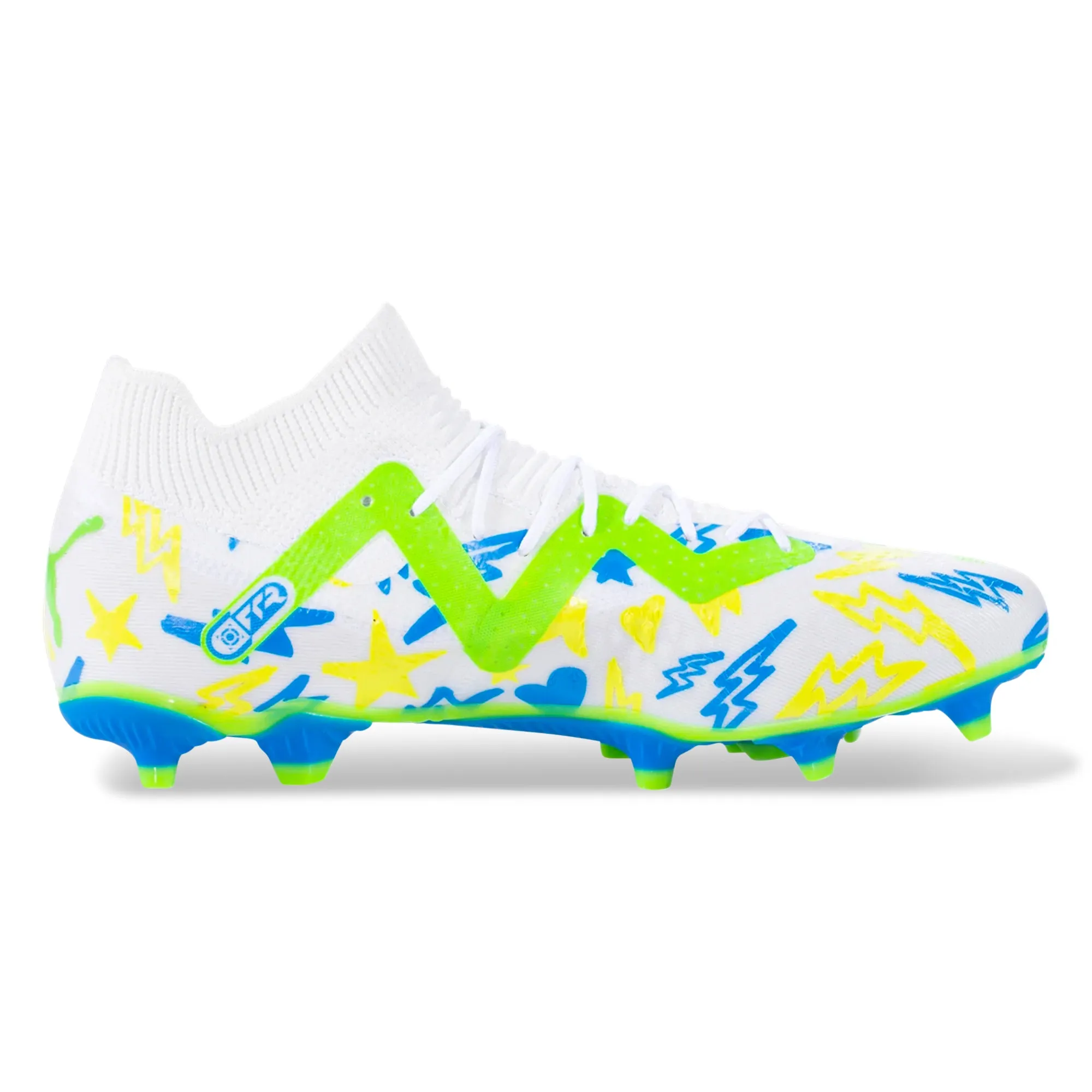 Puma Future Match Energy FG/AG Soccer Cleats (Ultra Blue/Yellow Alert)