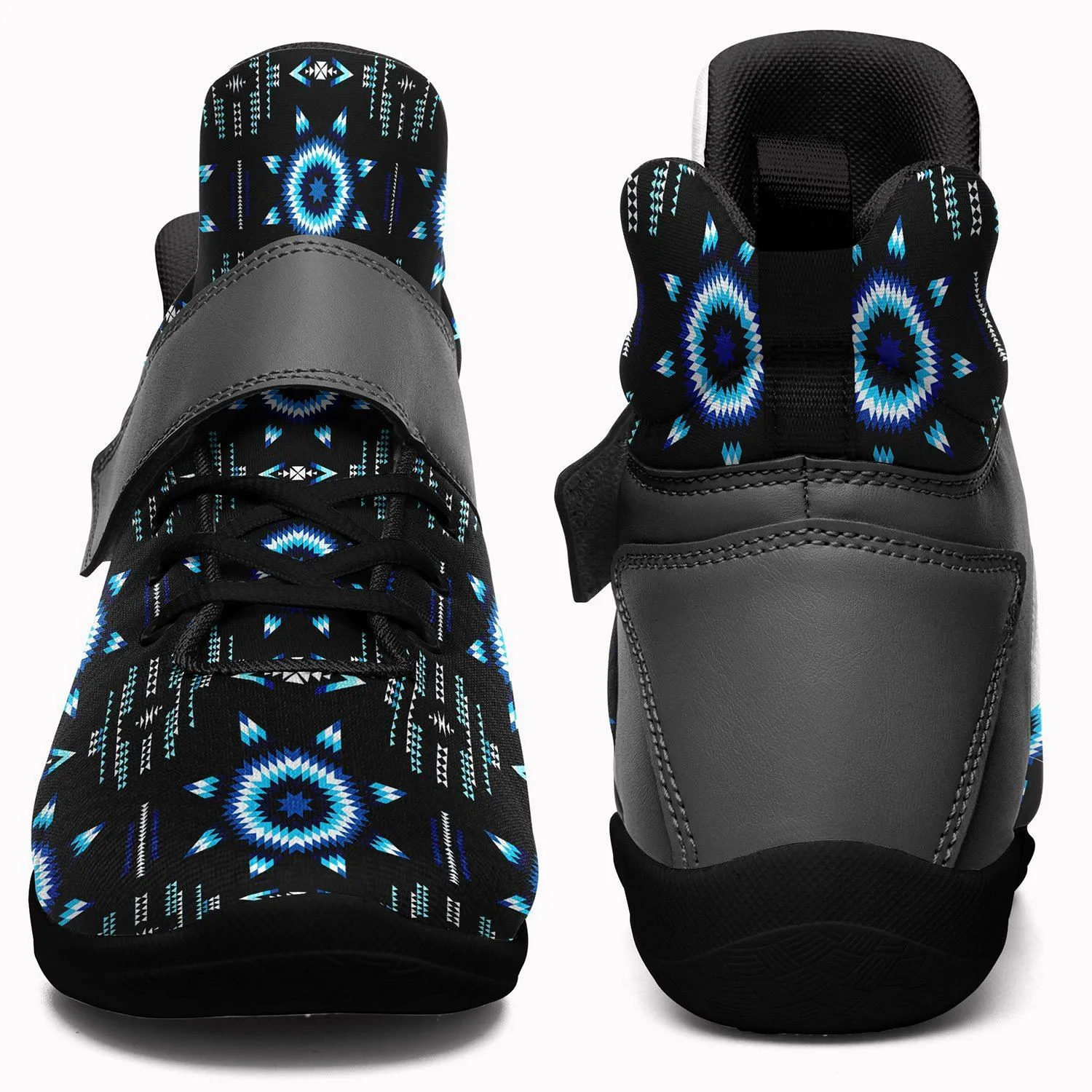 Rising Star Wolf Moon Ipottaa Basketball / Sport High Top Shoes - Black Sole