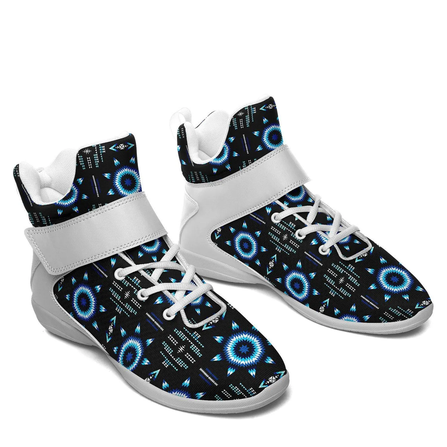 Rising Star Wolf Moon Ipottaa Basketball / Sport High Top Shoes - White Sole