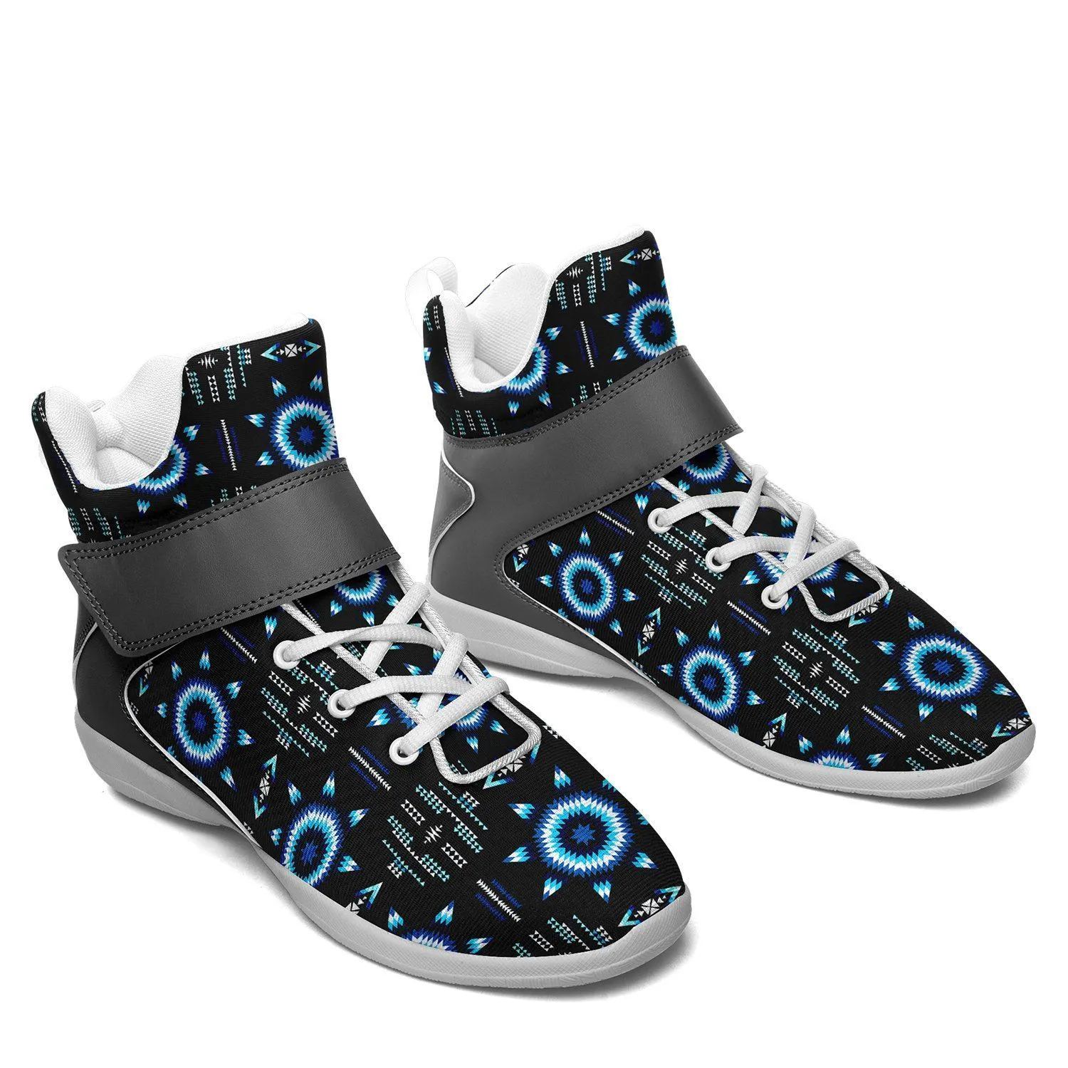 Rising Star Wolf Moon Ipottaa Basketball / Sport High Top Shoes - White Sole