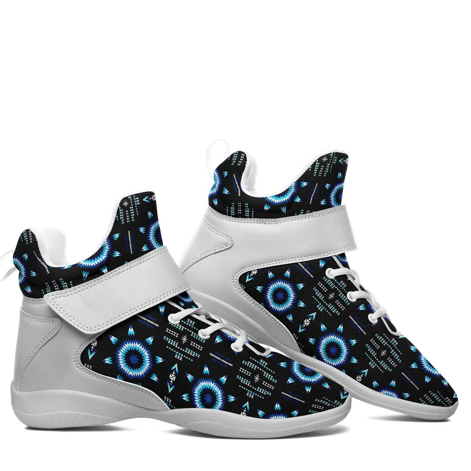 Rising Star Wolf Moon Ipottaa Basketball / Sport High Top Shoes - White Sole