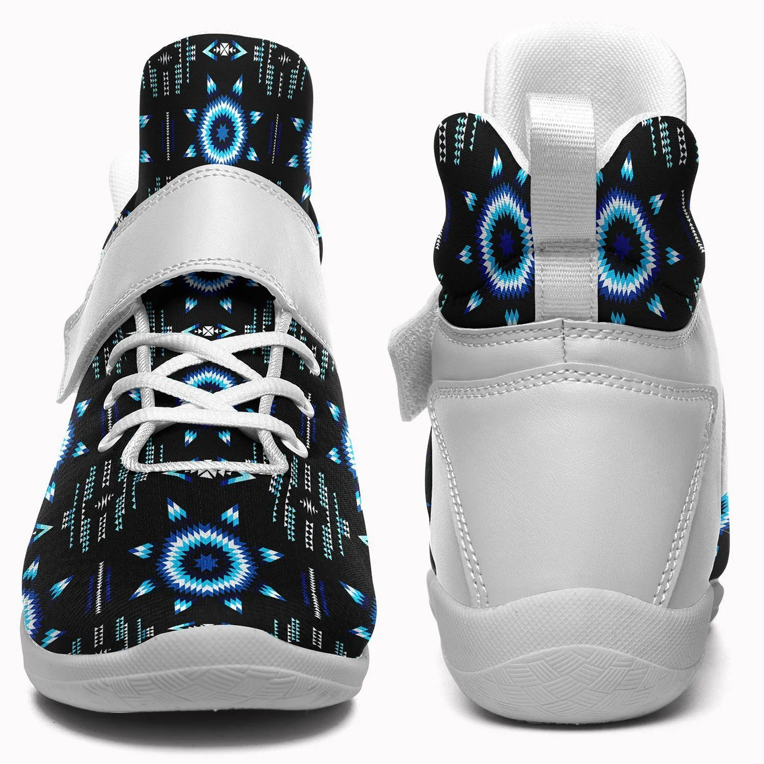 Rising Star Wolf Moon Ipottaa Basketball / Sport High Top Shoes - White Sole