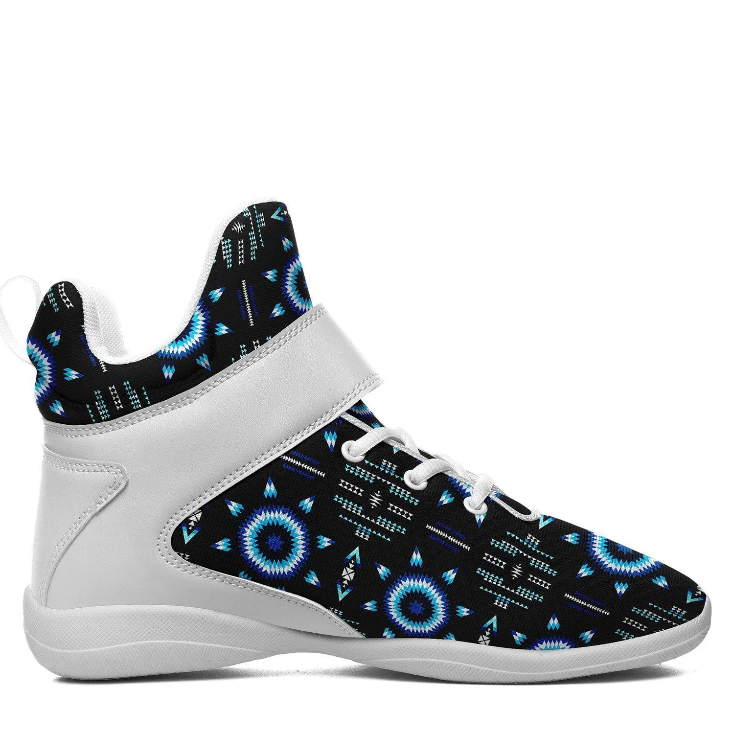 Rising Star Wolf Moon Ipottaa Basketball / Sport High Top Shoes - White Sole