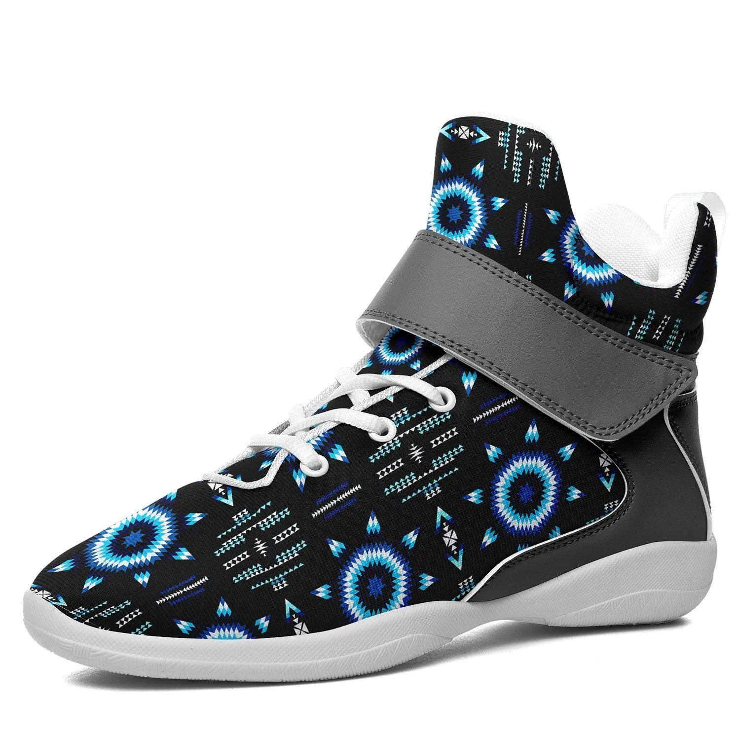 Rising Star Wolf Moon Ipottaa Basketball / Sport High Top Shoes - White Sole