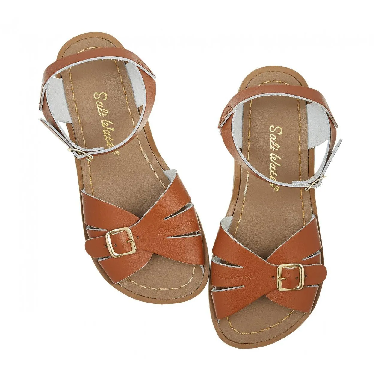 Saltwater Classic Sandals - Tan - Adult