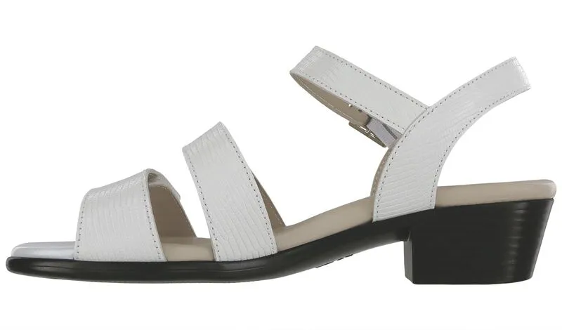 SAS Women's Savanna Sandal WHITE LIZARD