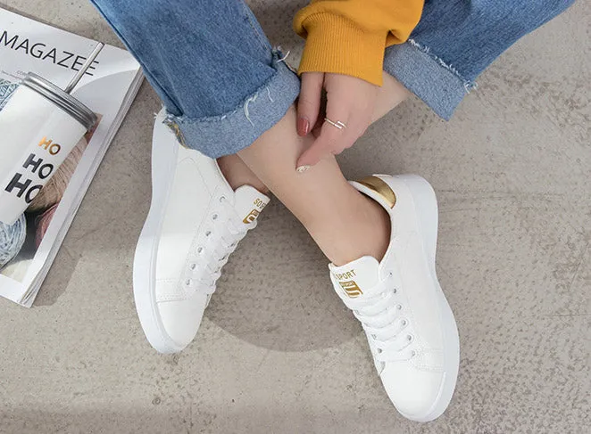 SH318 - Casual Embroidered Leaves Shoes