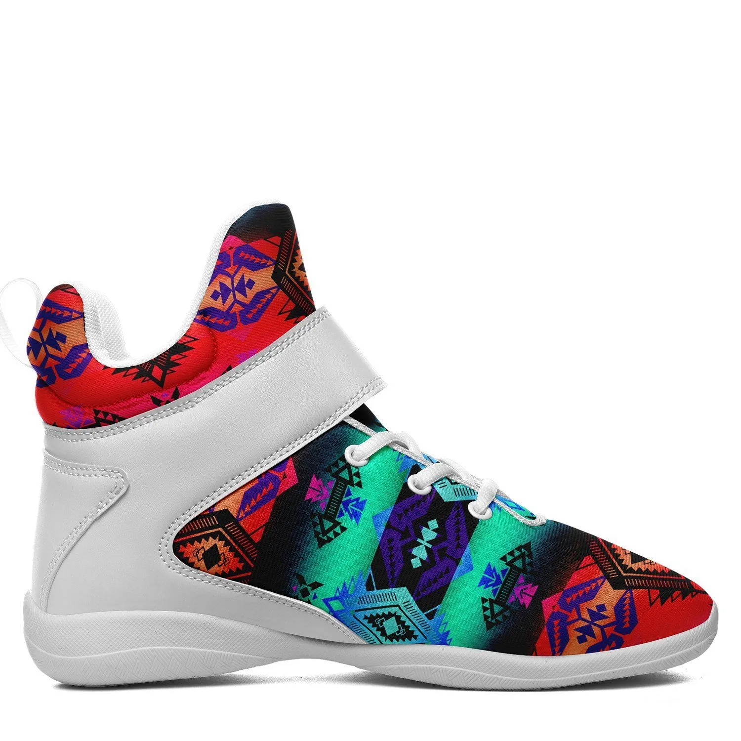 Sovereign Nation Sunrise Ipottaa Basketball / Sport High Top Shoes - White Sole