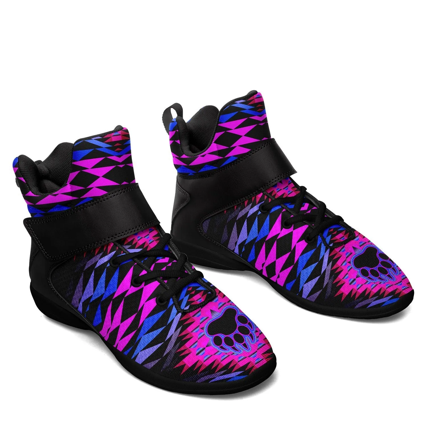 Sunset Bearpaw Blanket Pink Ipottaa Basketball / Sport High Top Shoes