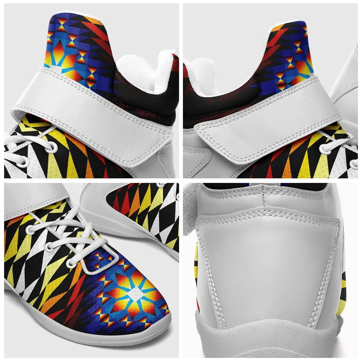 Sunset Blanket Ipottaa Basketball / Sport High Top Shoes - White Sole