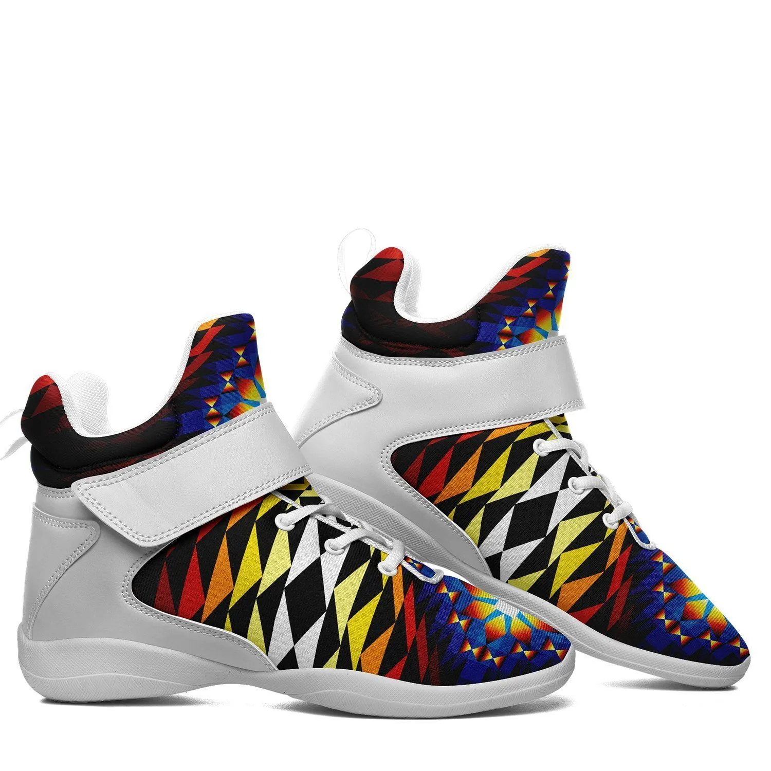 Sunset Blanket Ipottaa Basketball / Sport High Top Shoes - White Sole