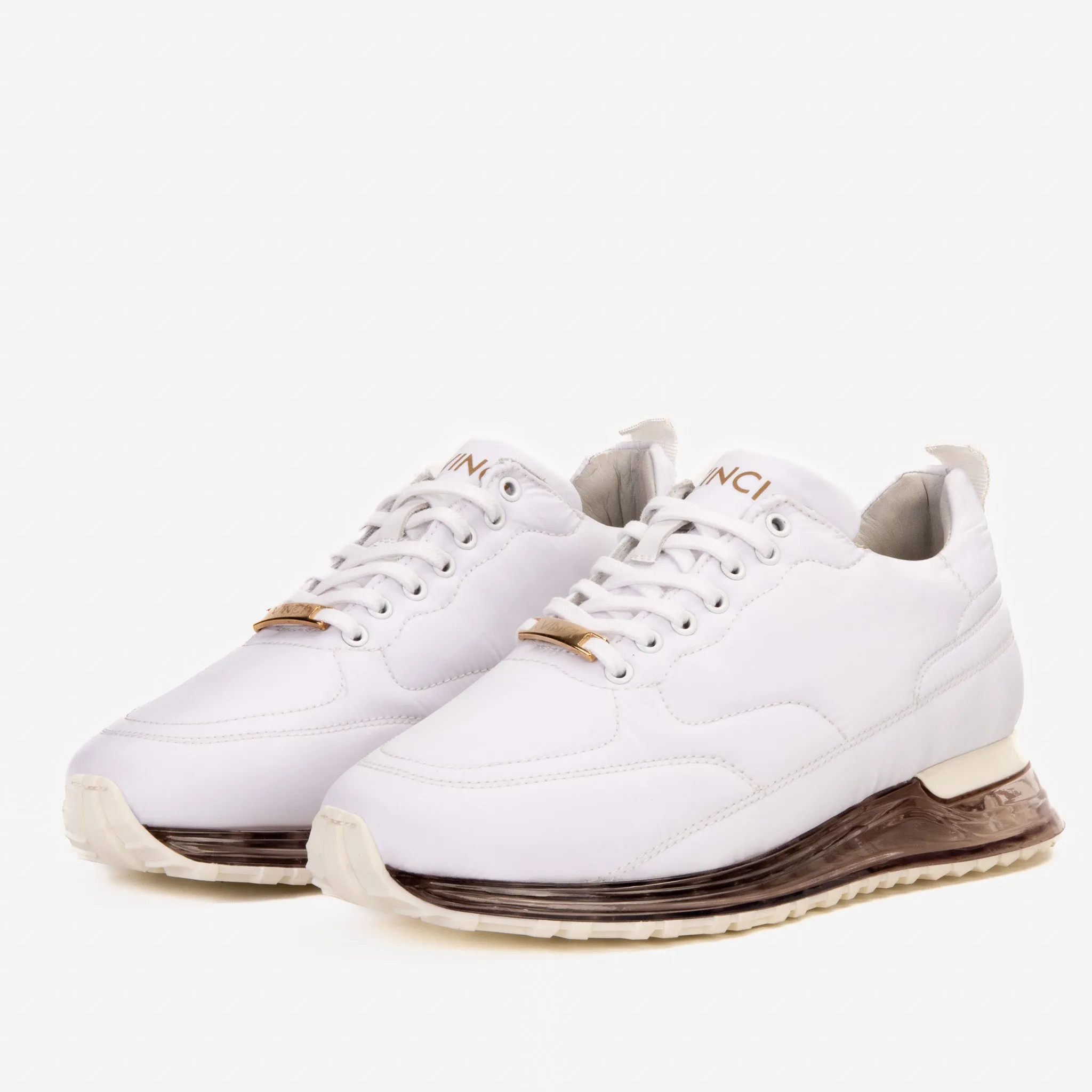 The Lexington White Leather Men Sneaker