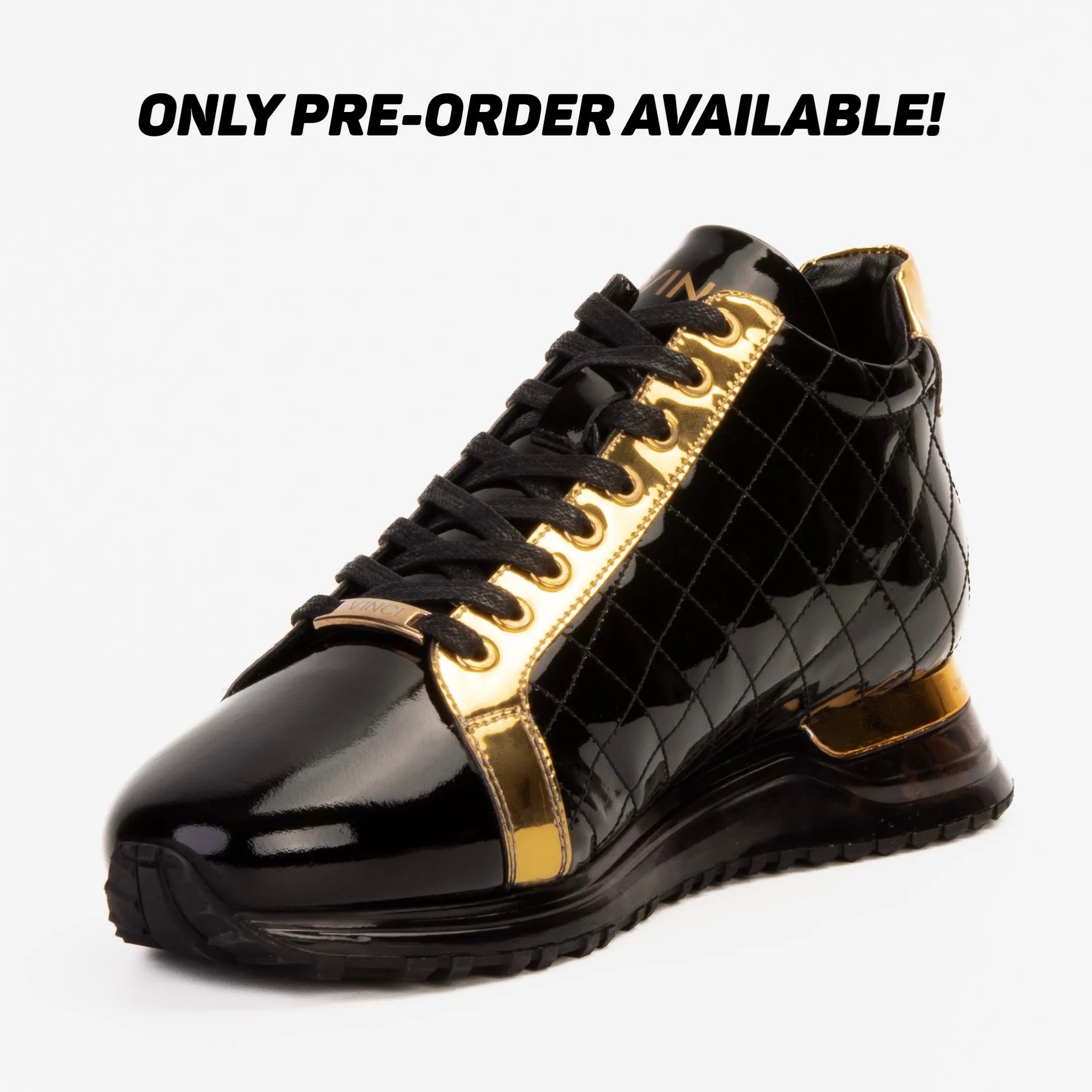 The Prestige Black & Gold  Limited Edition  High-Top Men Sneaker 