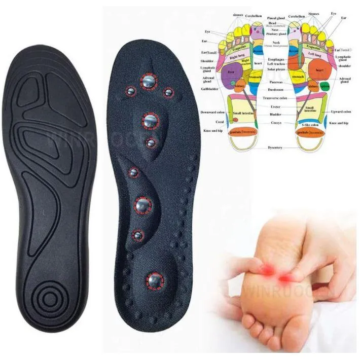 Unisex Weight Loss Acupuncture Magnetic Therapy Insoles