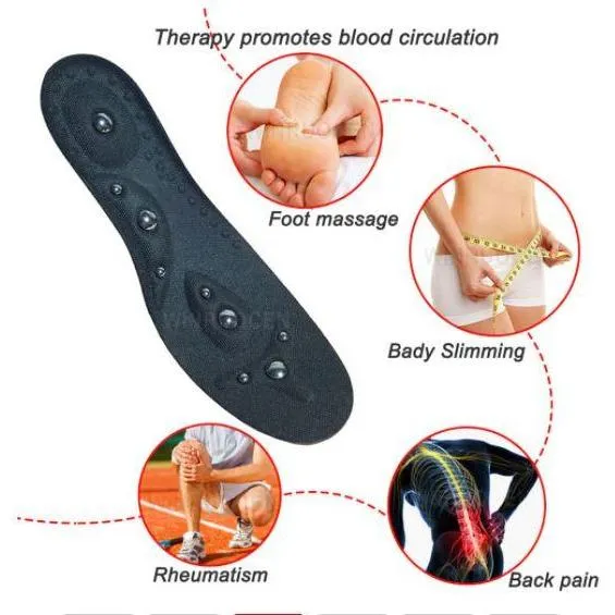 Unisex Weight Loss Acupuncture Magnetic Therapy Insoles