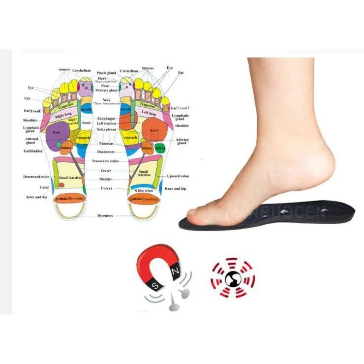 Unisex Weight Loss Acupuncture Magnetic Therapy Insoles