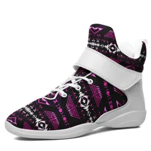 Upstream Expedition Moonlight Shadows Ipottaa Basketball / Sport High Top Shoes - White Sole