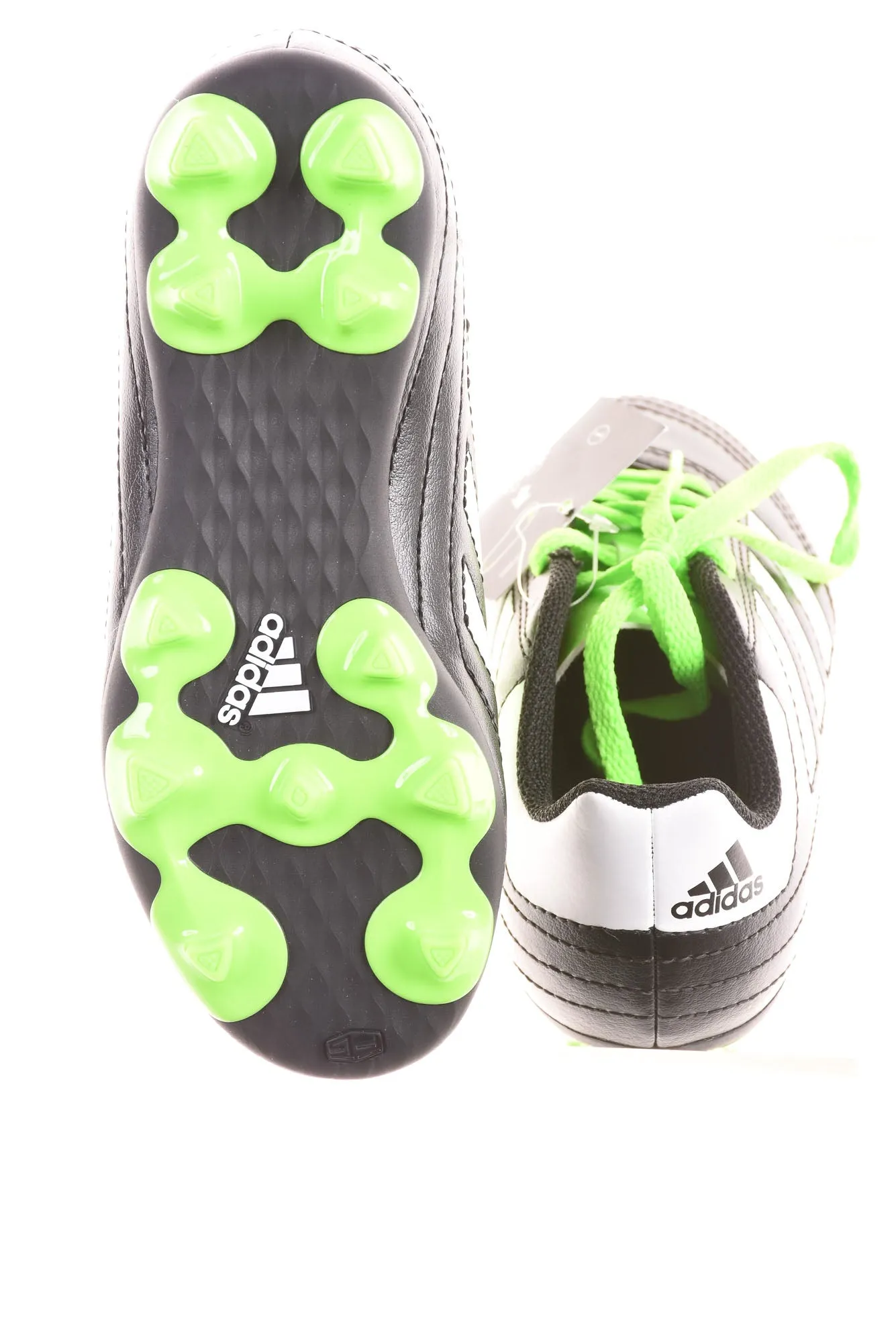 USED Adidas Boy's Cleats 11 Green & Black