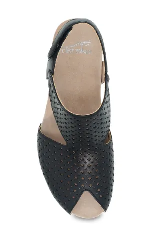 Women's Dansko Teagan 3115471400 Color:  Black Burnished Nappa