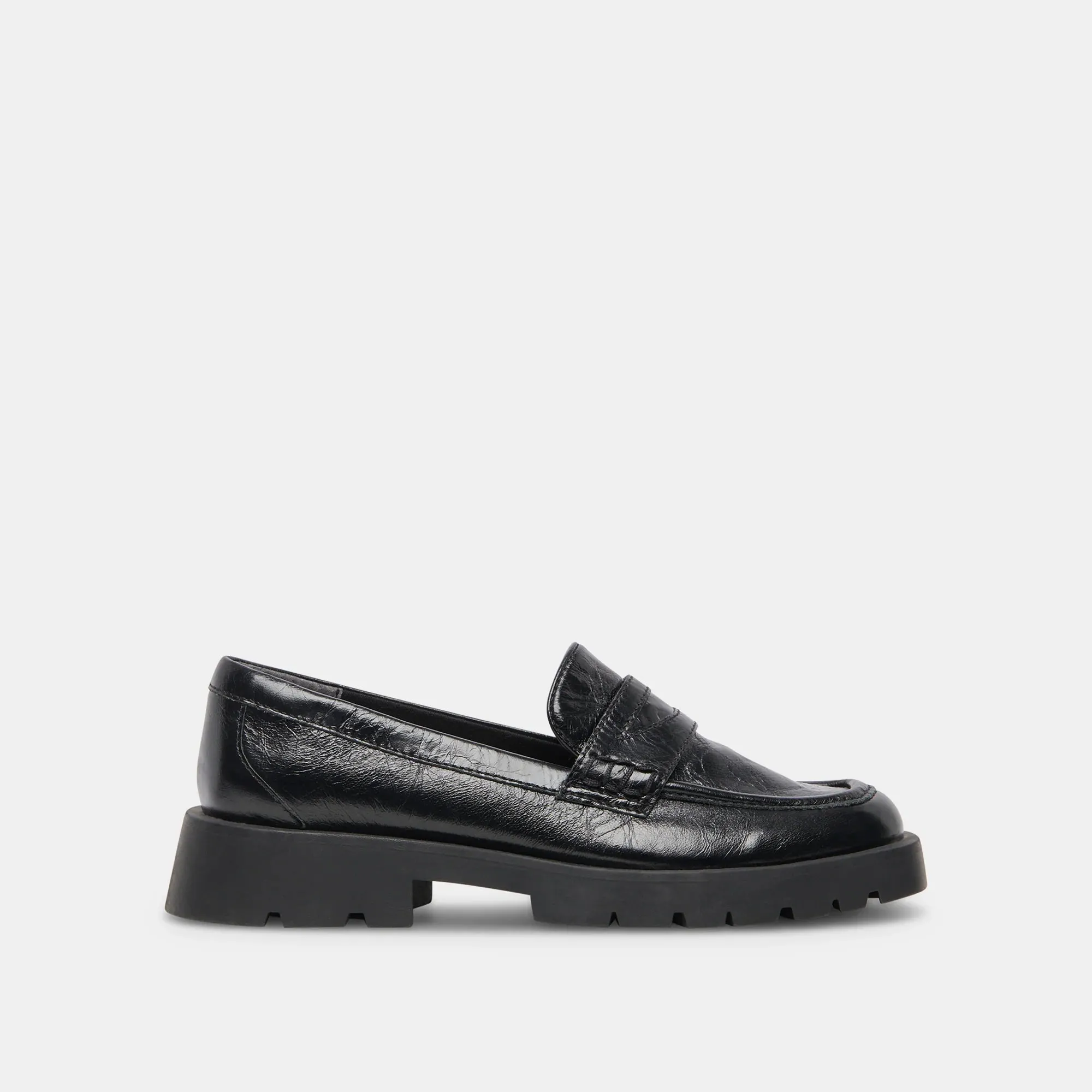 Women's Elias Loafer - Onyx Crinkle Patent