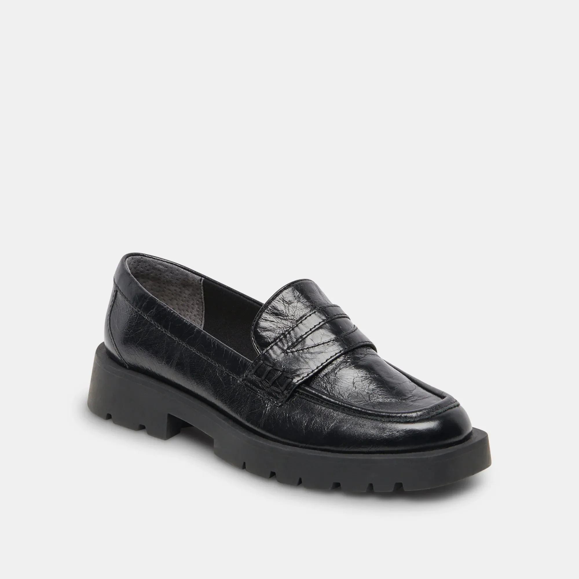 Women's Elias Loafer - Onyx Crinkle Patent